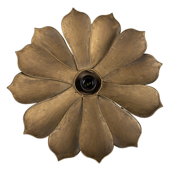 Clayre & Eef Hanglamp  41x41x16|124 cm Koperkleurig Ijzer Hanglamp