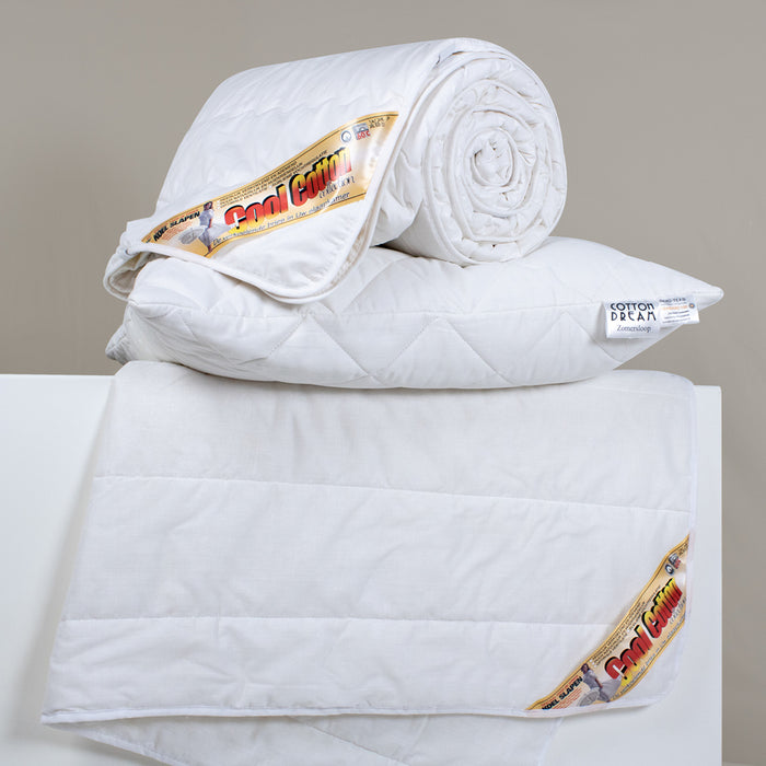Cool Cotton beschermtopper 100% katoen koele Matrasoplegger 160x200cm