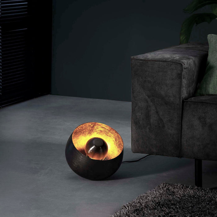 by fonQ  Babet Tafellamp Ø 28 cm - Zwart Nikkel