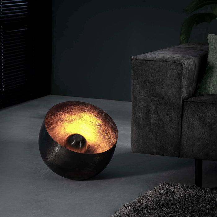 by fonQ  Babet Tafellamp Ø 36 cm - Zwart Nikkel