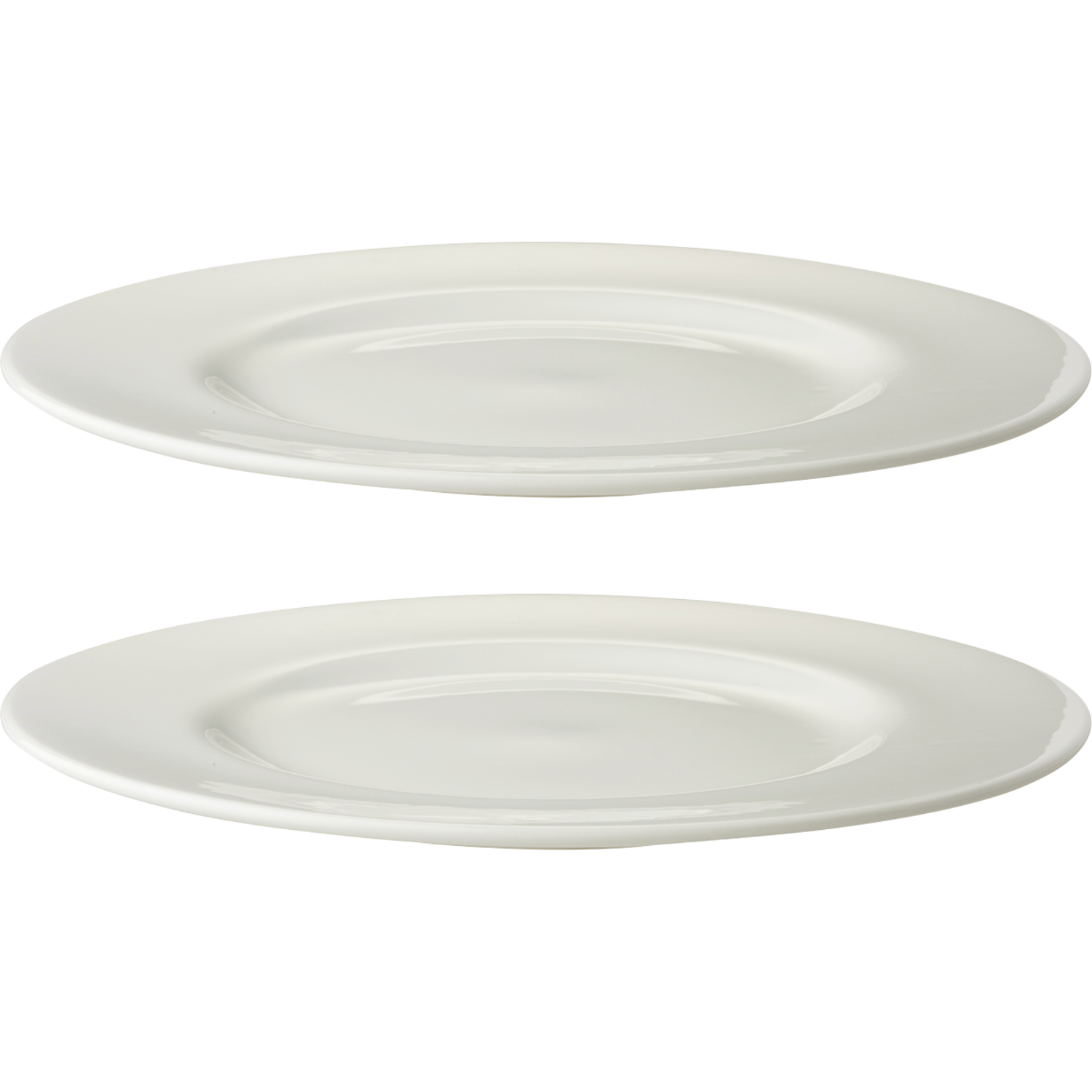 Maastricht Porselein Bord Lux 30 cm Offwhite Porselein 2 stuk(s)