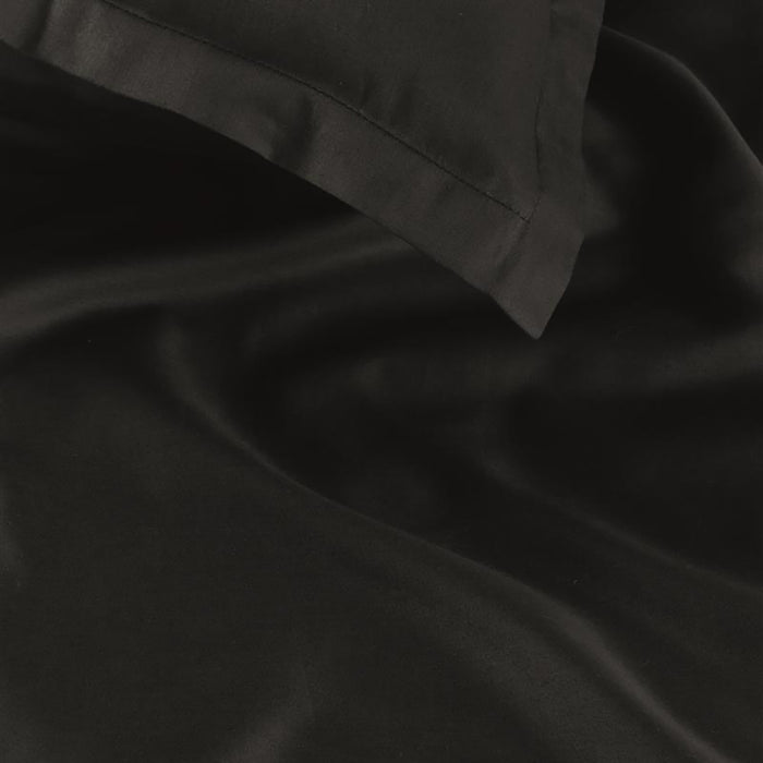 Ambiante Satin Dekbedovertrek 240 x 200/220 cm - Zwart