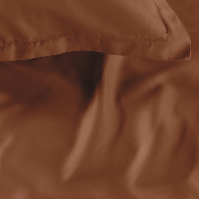 Ambiante Satin Dekbedovertrek 240 x 200/220 cm - Bruin