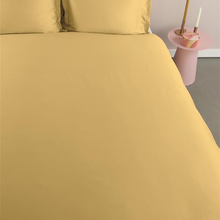 Ambiante Satin Dekbedovertrek 240 x 200/220 cm - Lichtgeel