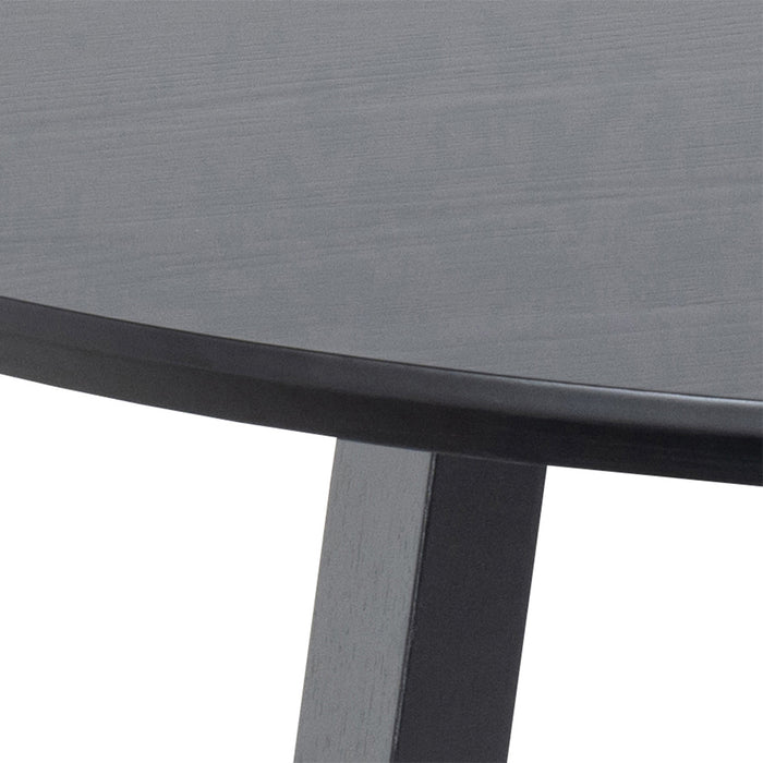 by fonQ Oak Eettafel - Ø 120 cm - Zwart
