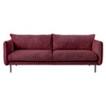 by fonQ Ribbon 4-zitsbank - Rib - Bordeaux