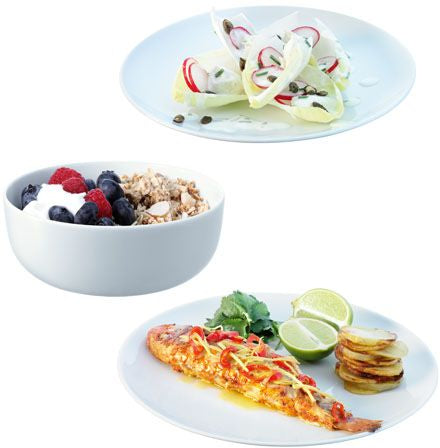 L.S.A. Dine Serviesset 4 Personen Set van 12 Stuks