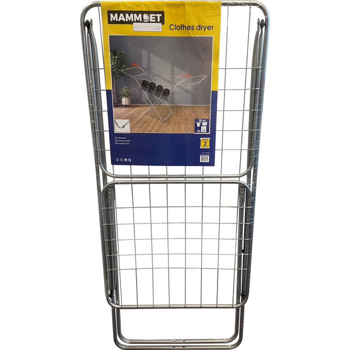 Mammoet - Droogrek - Met vleugels - 18 m drooglengte - Grijs