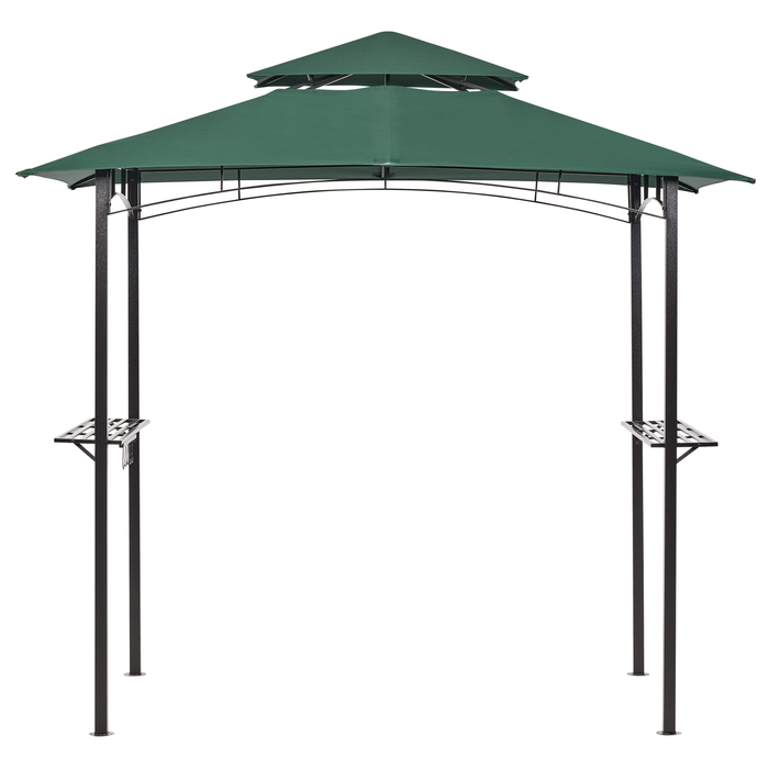 Beliani - NARO - Tuinpaviljoen - Grijs|Beige - Staal