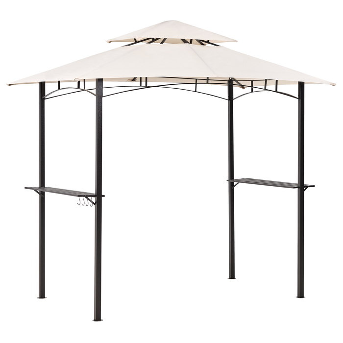 Beliani - NARO - Tuinpaviljoen - Beige - Staal