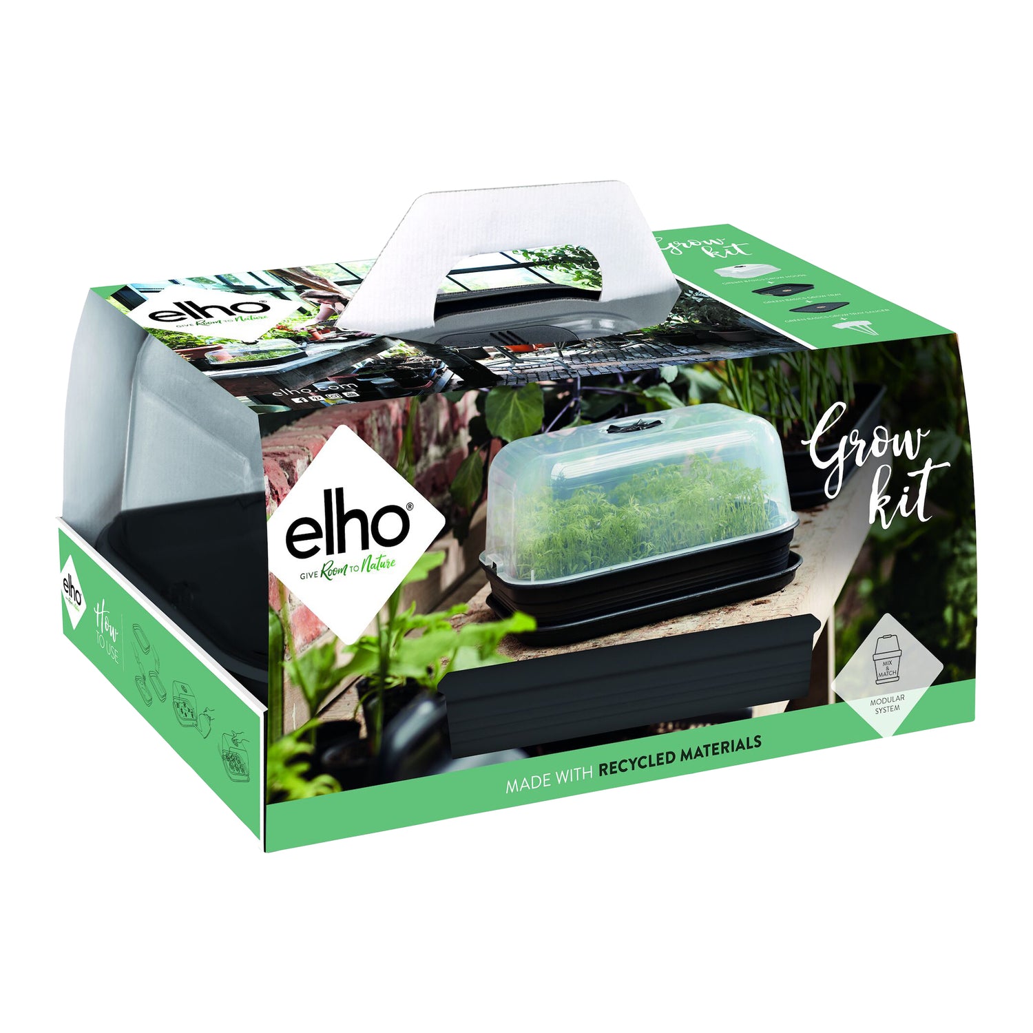 elho Green Basics Kweek Kit B 40 cm - Zwart