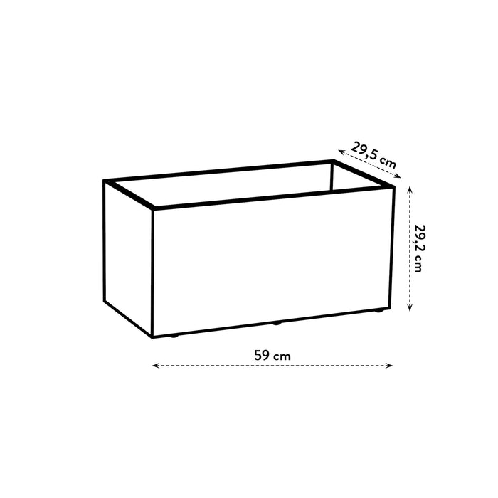 elho Vivo Next Plantenbak B 60 cm - Grijs