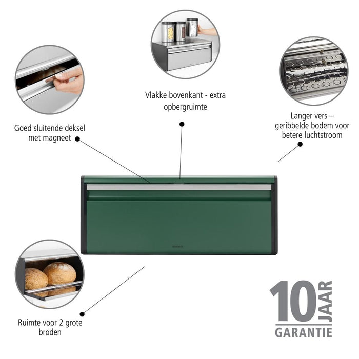 Brabantia Broodtrommel met Klepdeksel