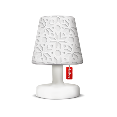 Fatboy Edison the petit + Lampenkapje - Tafellamp Oplaadbaar - Wit