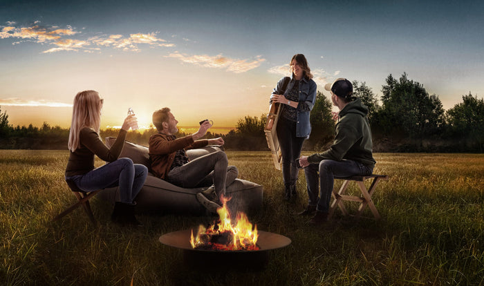 Chill-Dept. - Neepawa Outdoor Bank Charcoal