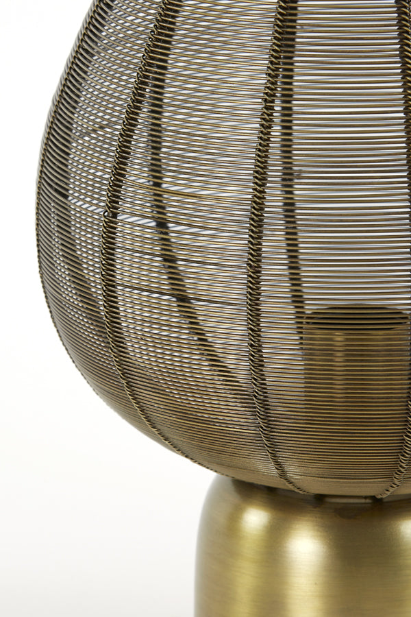 Light & Living - Tafellamp SUNEKO  - 25x25x34cm - Brons