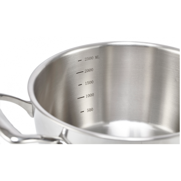 Habonne Queen  Triply Pannenset - 5 delig - RVS