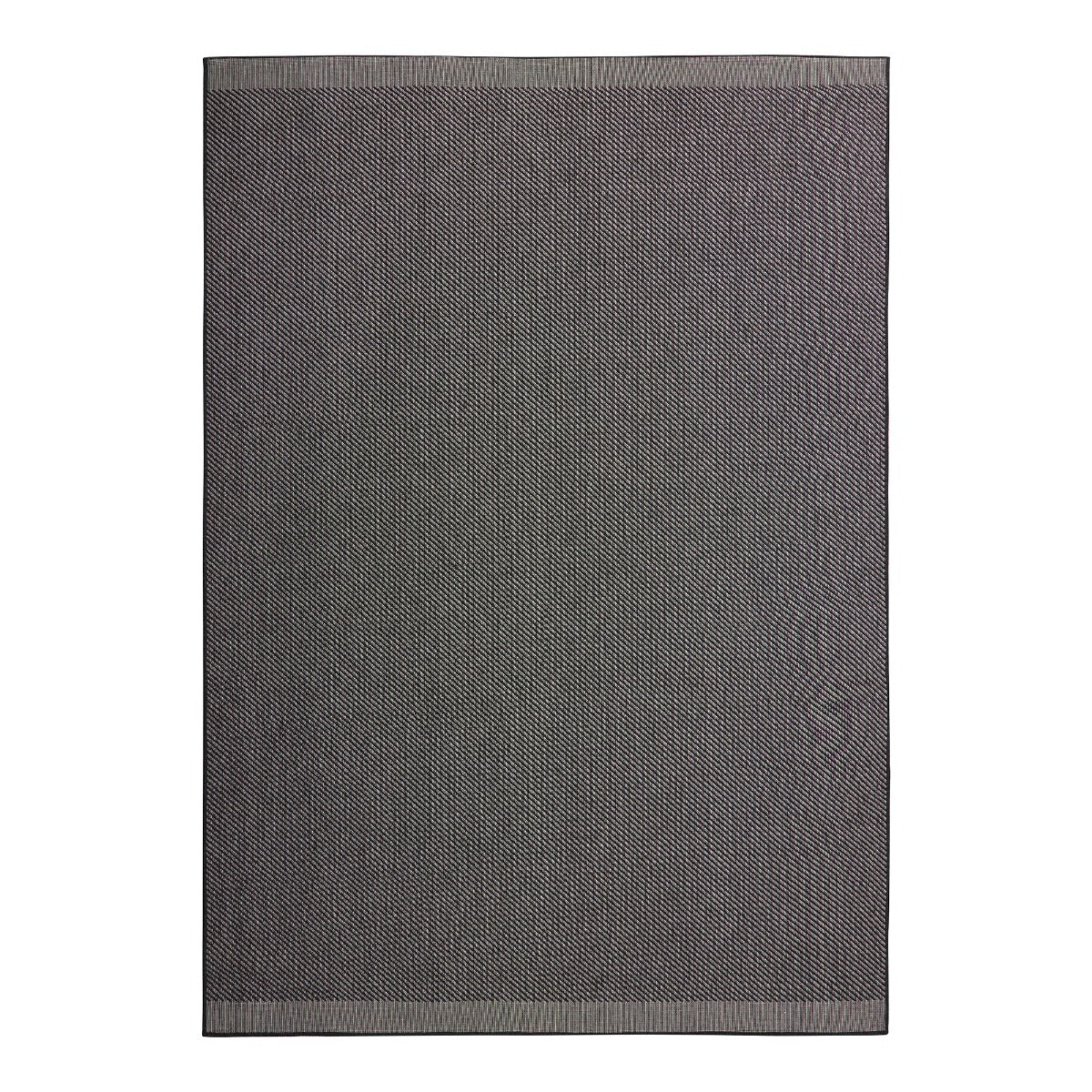 Eva Interior Buitenkleed Border Zwart  240x340cm