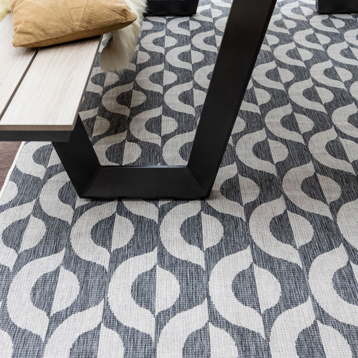 Eva Interior Buitenkleed Esta Grijs  160x230cm