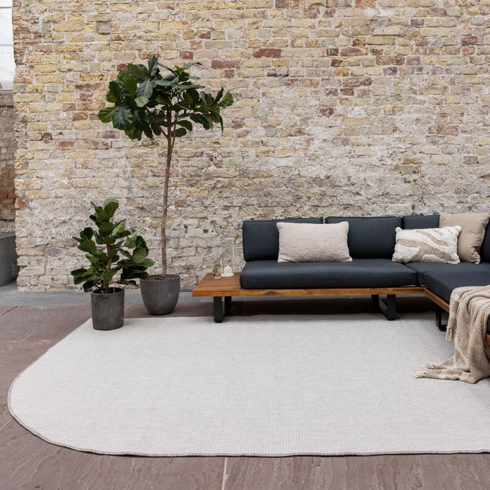 Buitenkleed Mono - Naturel|wit - EVA Interior-Ronde Hoek 240x340cm (M)