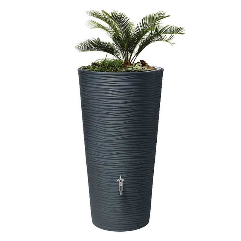 Garantia - Regenton Nature 2 in 1 - 210 liter - Antraciet