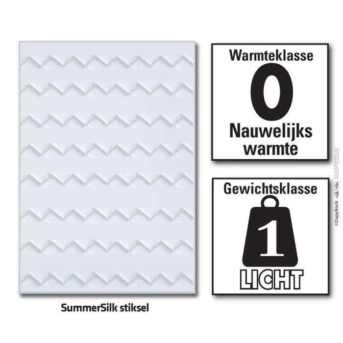 H&D Summer Silk Koel natuur zijde Zomer dekbed 140x200cm