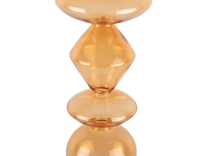 present time - Kandelaar Totem - Geel - 16x16x41cm