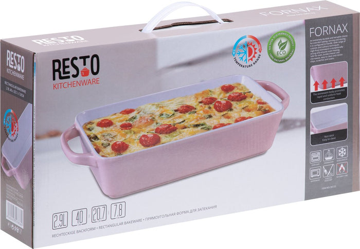 Resto Kitchenware - Fornax - Bakvorm - Bakvormen - Rechthoekig - Roze