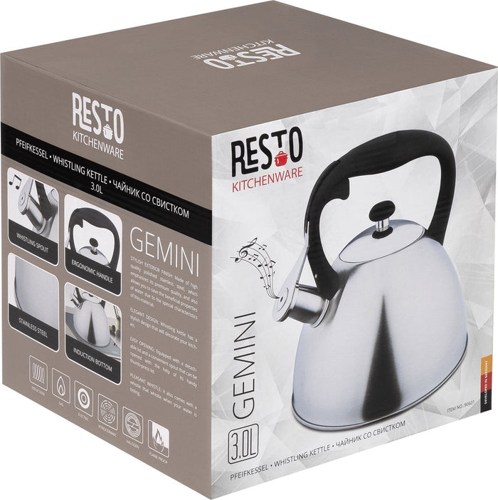 Resto Kitchenware - Theeketel - Inductie - Theekan - Theepot - RVS