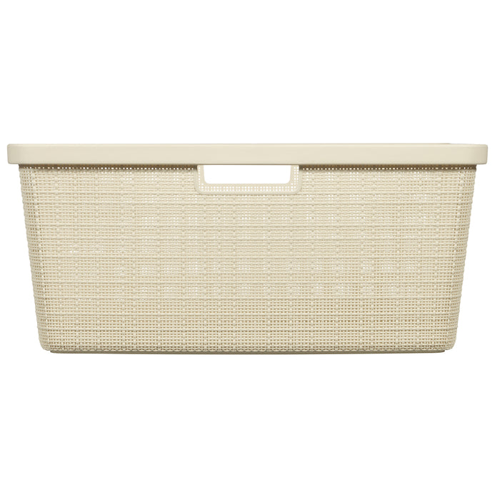 Curver Jute Wasmand 46L - 2 stuks - Gebroken Wit