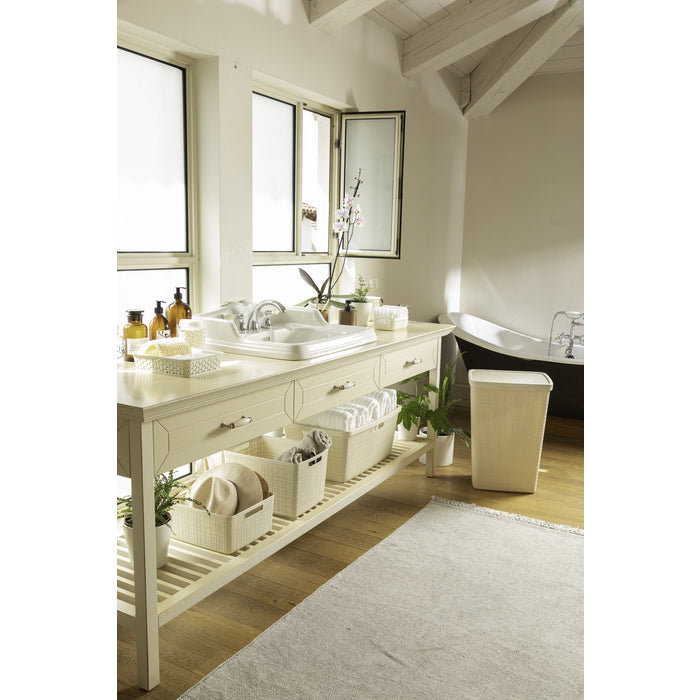 Curver Jute Wasmand 46L - 2 stuks - Gebroken Wit