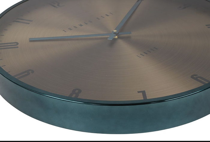 Decostar Klok Jewel Goud|Groen Ø53CM