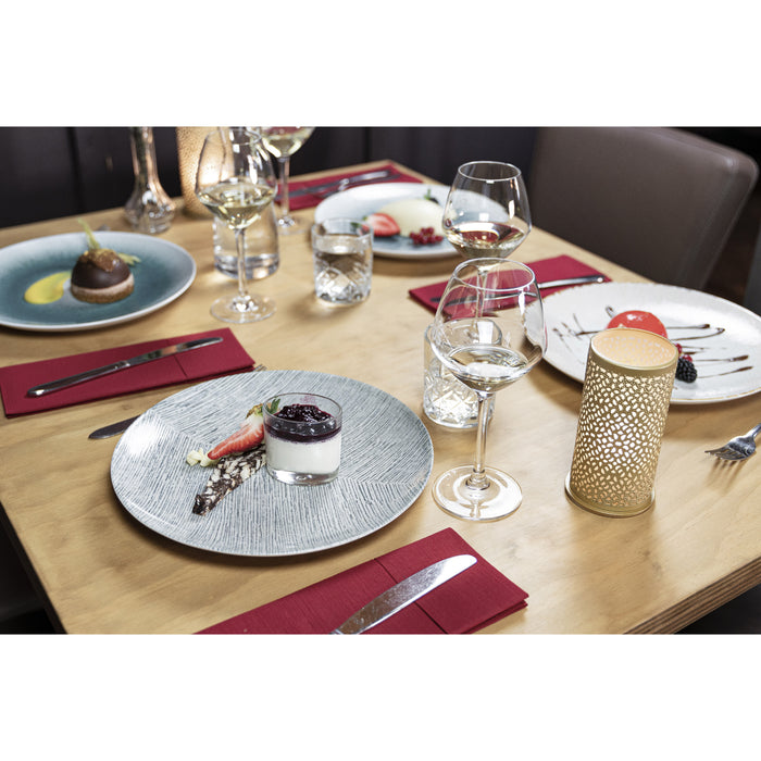 Hazel & Bos Juntos Grano ontbijtbord - 24 cm - 6 stuks - porselein