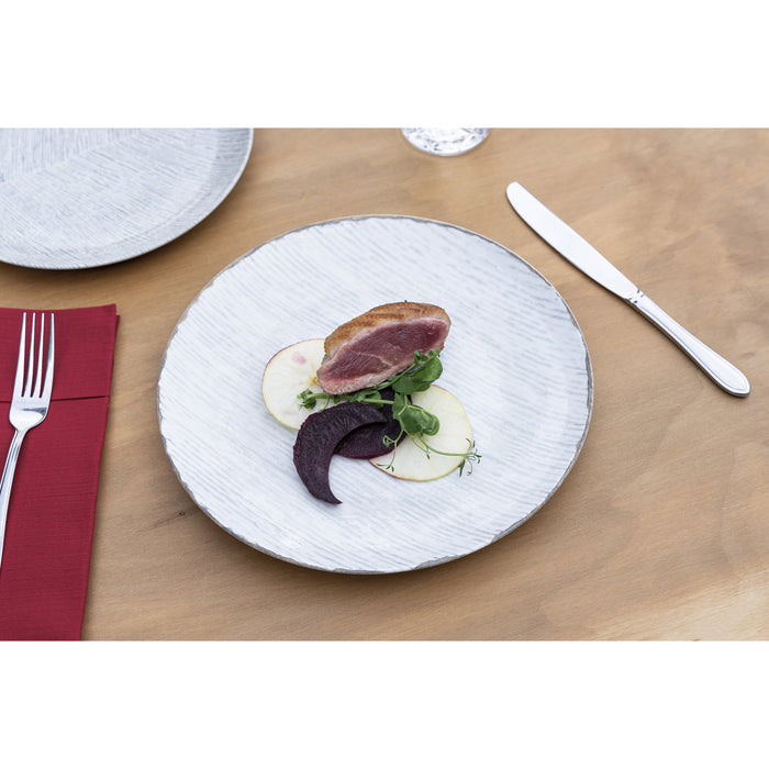 Hazel & Bos Juntos Rayado dinerbord - 27 cm - 6 stuks - porselein