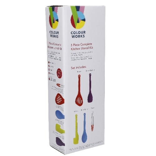 Keukengerei Set, Siliconen, 5 Delig - ColourWorks | Brights