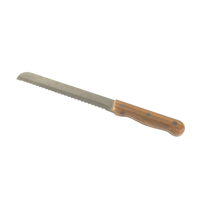 Broodplank met Mes, 2-delige Set, Bamboe, 36 cm - Pebbly