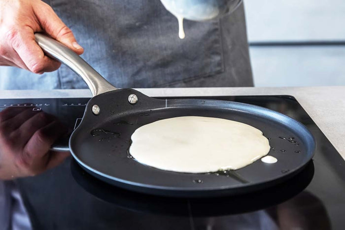 Pannenkoekenpan, 24cm - Inductie - Gietaluminium - Duurzaam - MasterCl