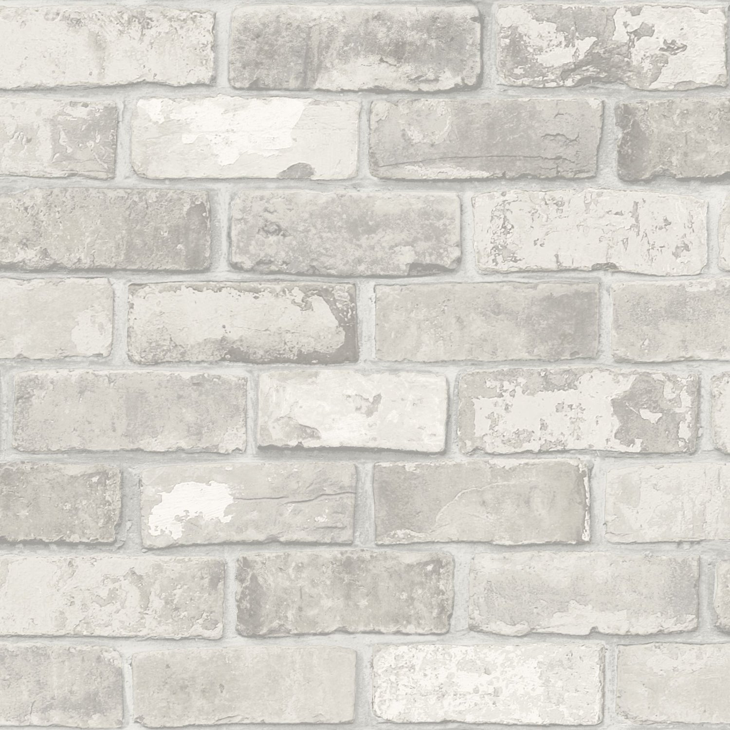 vtwonen vliesbehang Bricks Light Grey Lichtgrijs