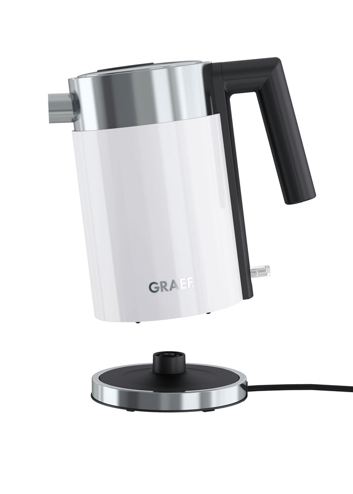Graef waterkoker wit - 1 l - dubbelwandig