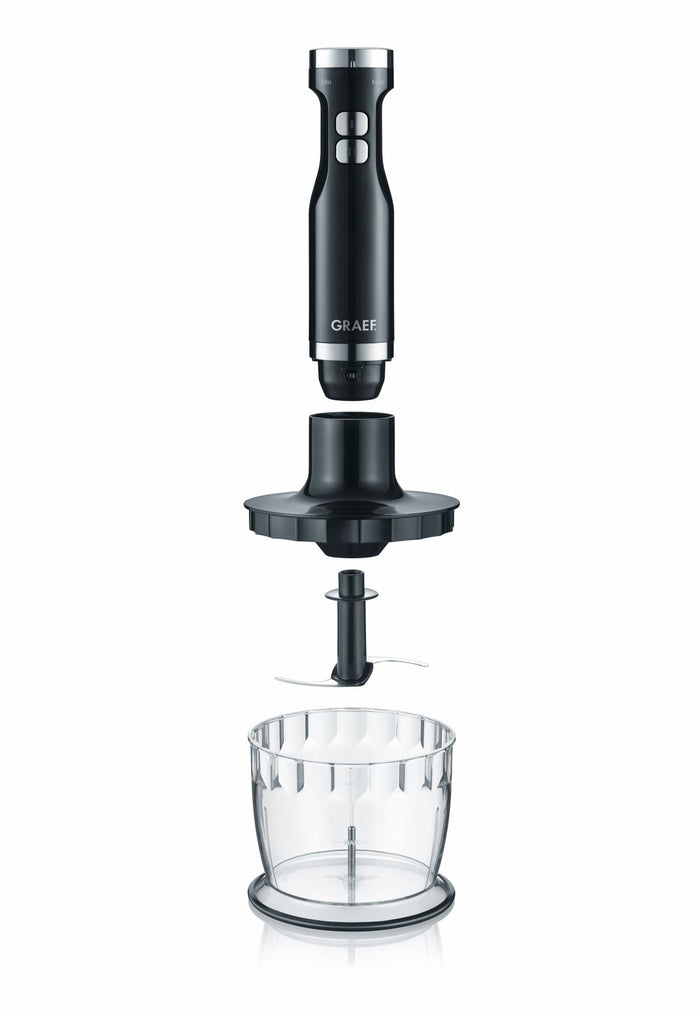 Graef staafmixerset zwart - met turbostand