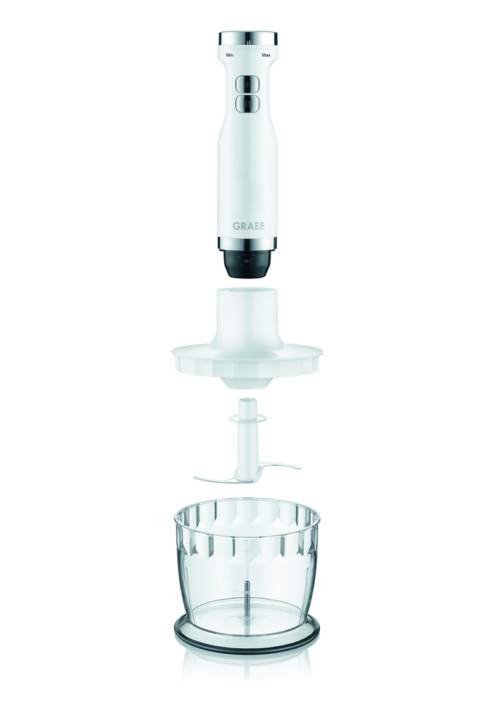 Graef staafmixerset wit - met turbostand