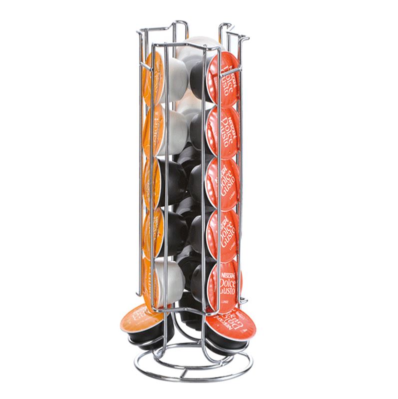 QUVIO Koffiecups standaard voor Dolce Gusto capsules chroom