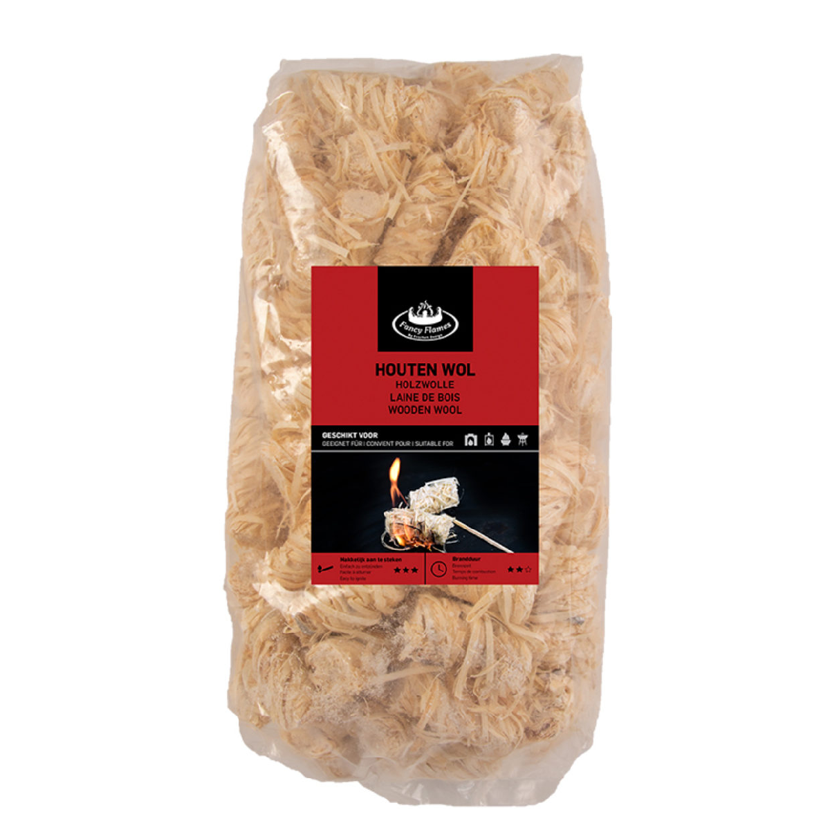 Esschert Design - Aanmaakwokkels 1kg - Hout - Vuurkorf -