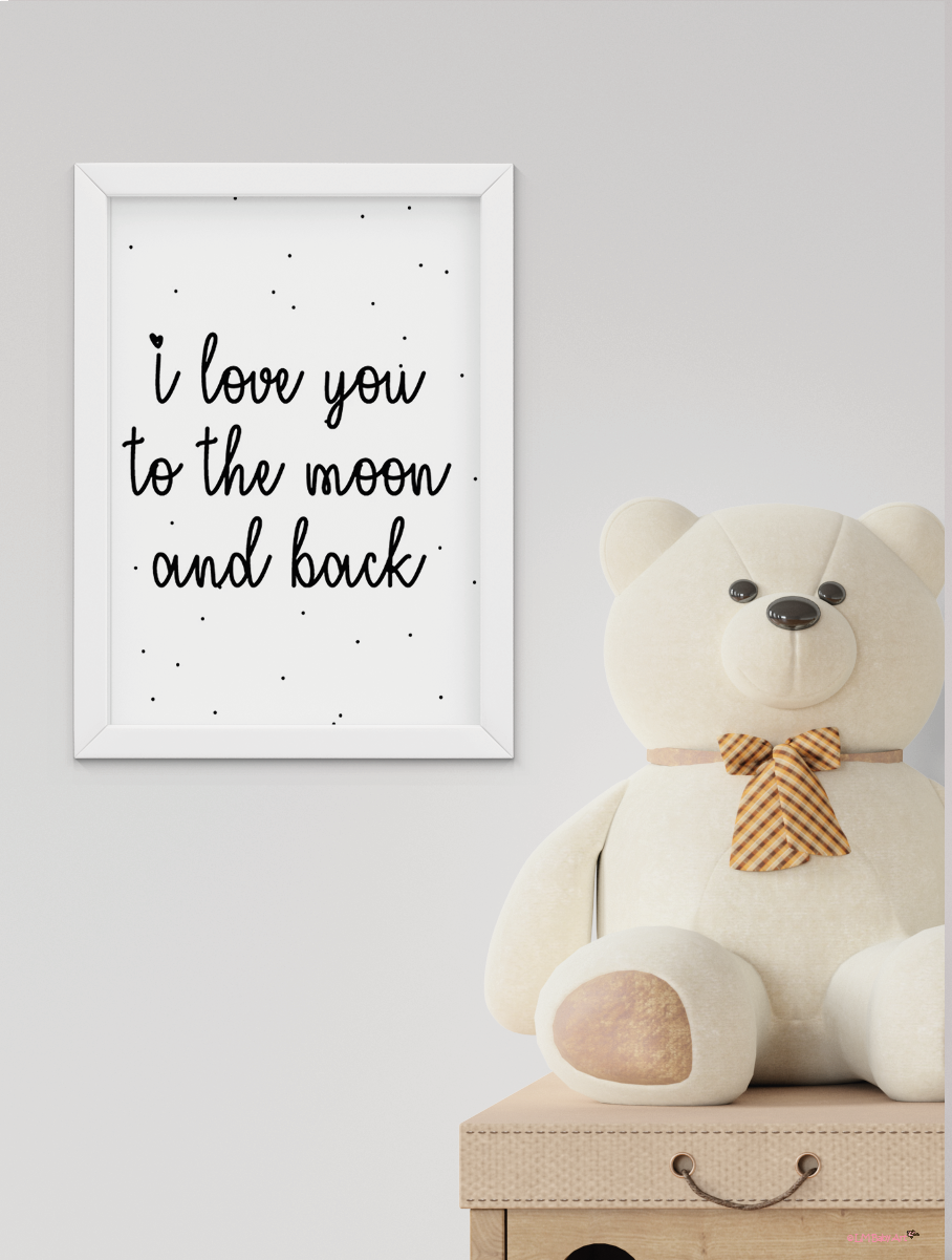 I love you to the moon... - Poster