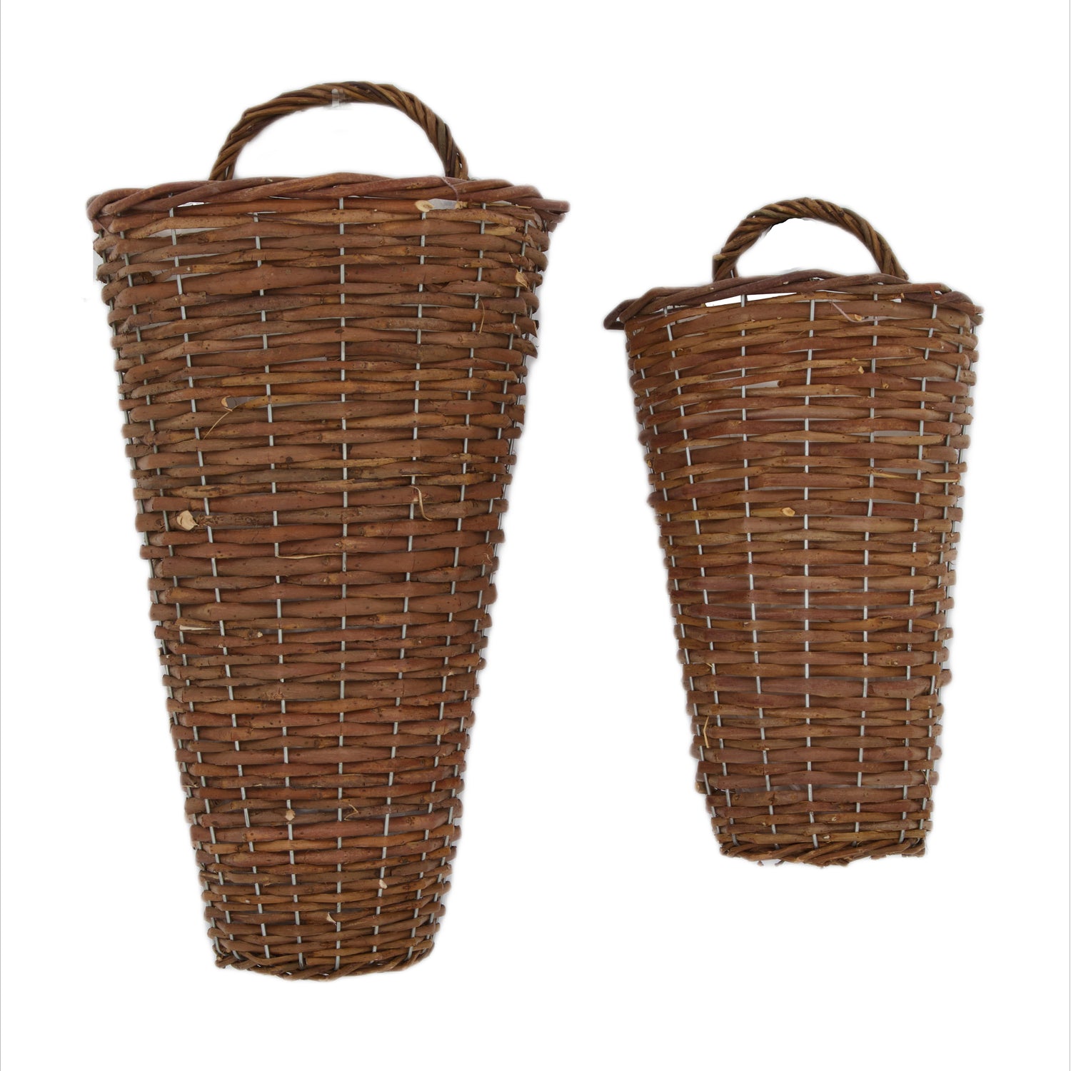 Dijk Natural Collections-Plantenmand wilg-Bruin-22x17.5x38 Set van 2