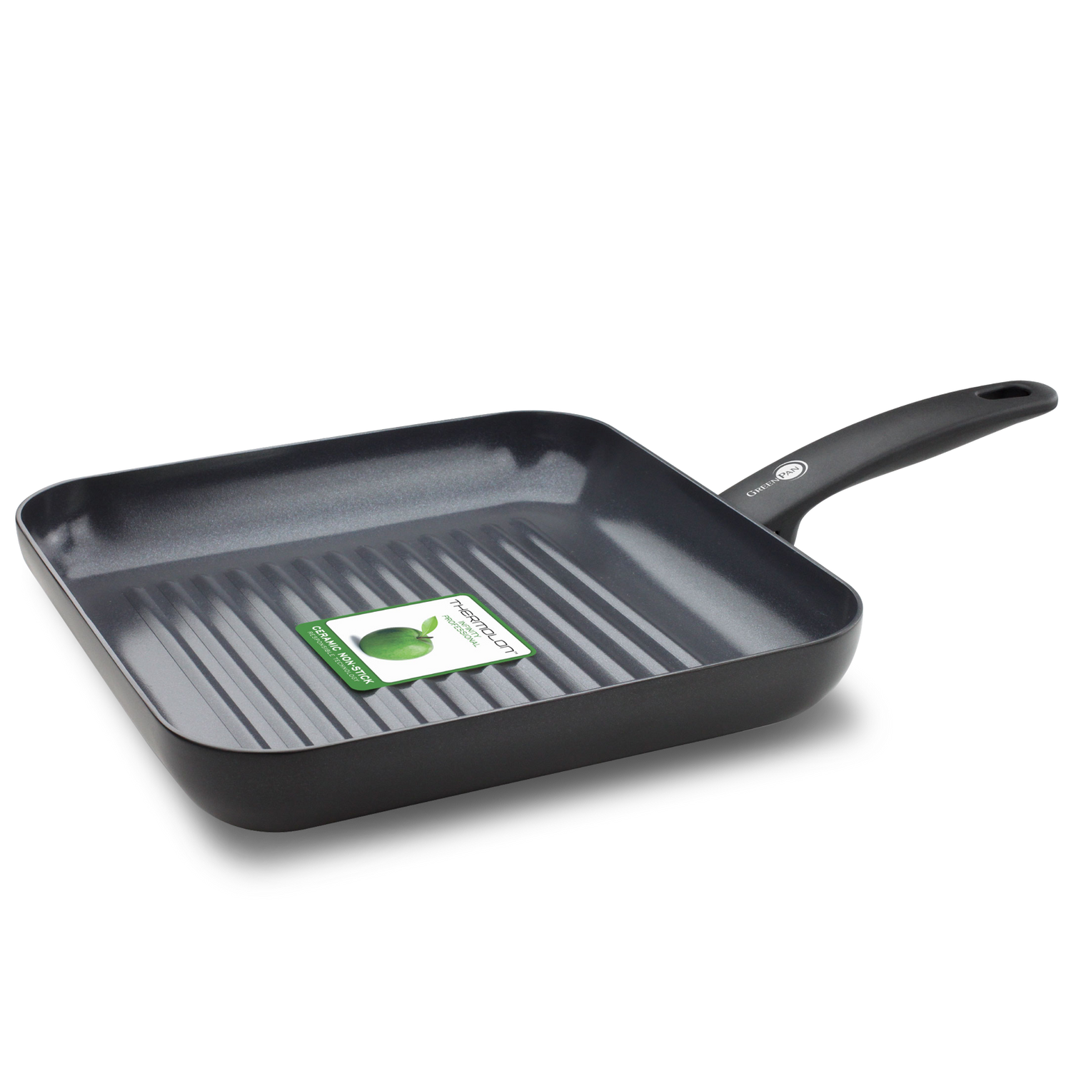 GreenPan Cambridge Black vierkante Grillpan