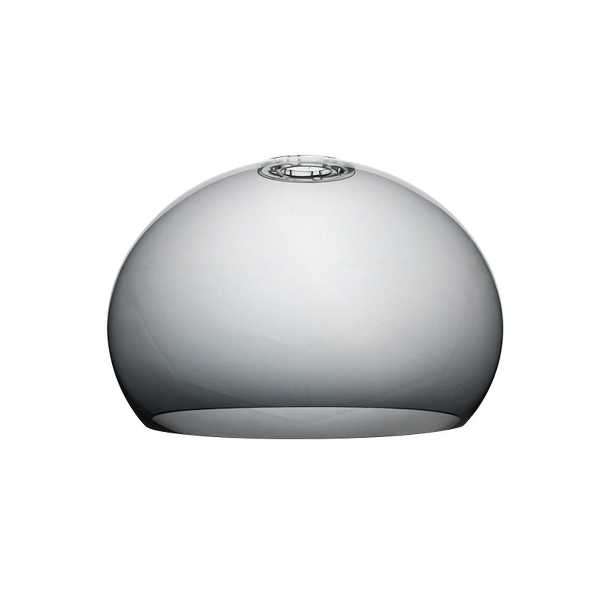 Anne Lighting lampenkap grijs plexi bol rookglas 18 cm breed