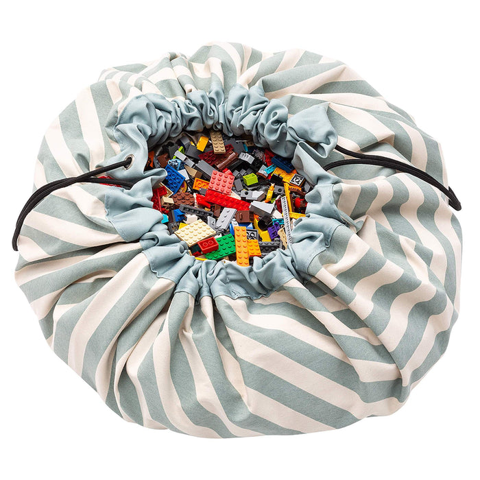 Play & Go Stripes Green toy storage bag