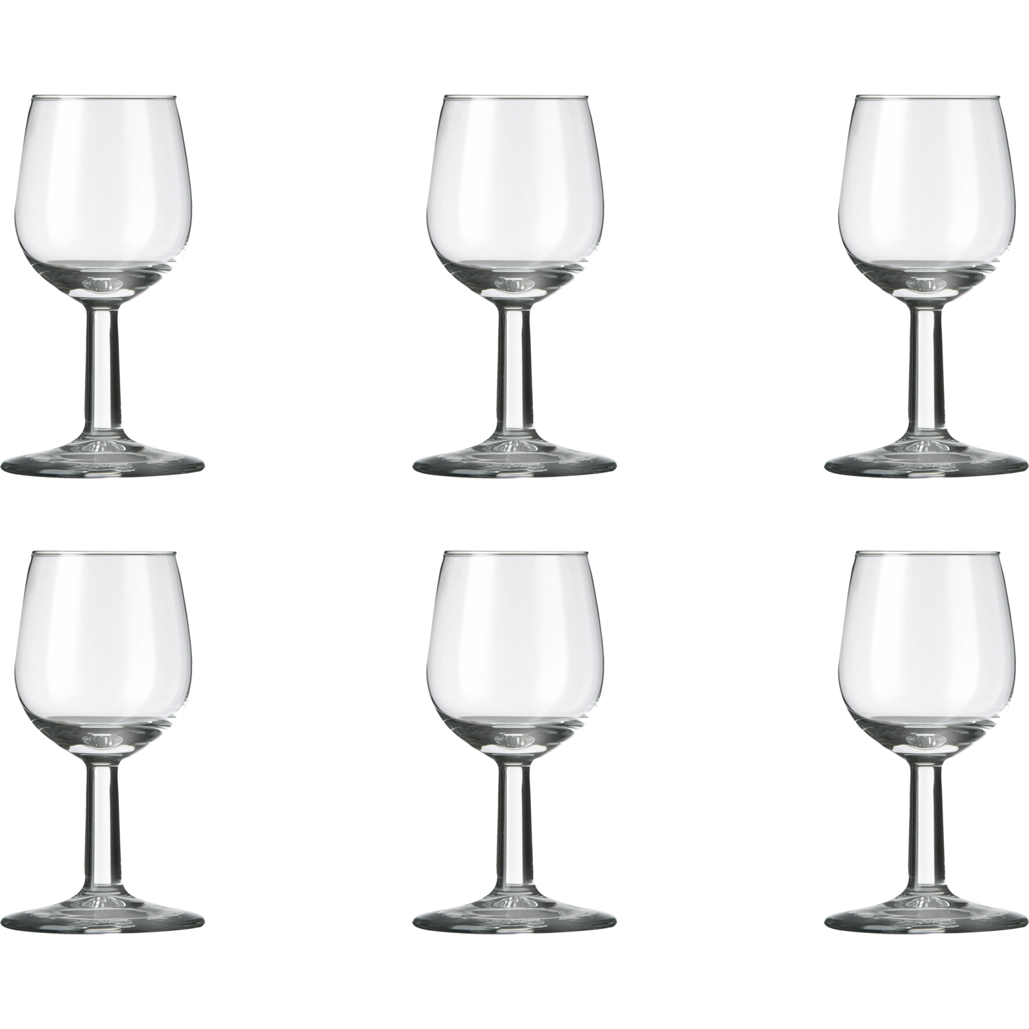 Royal Leerdam Borrelglas Bouquet 354102 7 cl - Transparant 6 stuk(s)