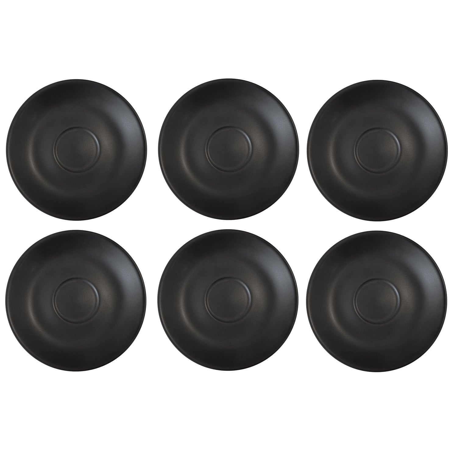 Barista Innovations Nero - Schotel voor Espressokopje - Set van 6